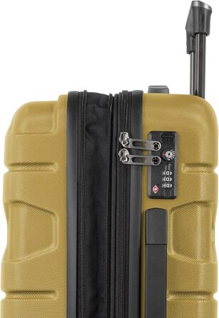 Чемодан X-Kölln 2в1 (S & L) з TSA замком, 76 см, матовий (Золото Осені)