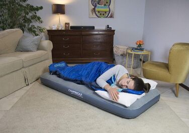 Надувне ліжко Campingaz Quickbed Single для відпочинку на природі та вдома - 188 x 74 x 19 см, до 148 кг