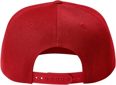 Кепка бейсболка унісекс Ähm nö - червона, універсальний розмір