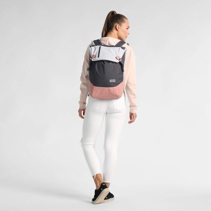 AEVOR Daypack – водонепроникний рюкзак 18 л з відділенням для ноутбука 15'', дихаюча спинка, багато кишень, колір рожевий