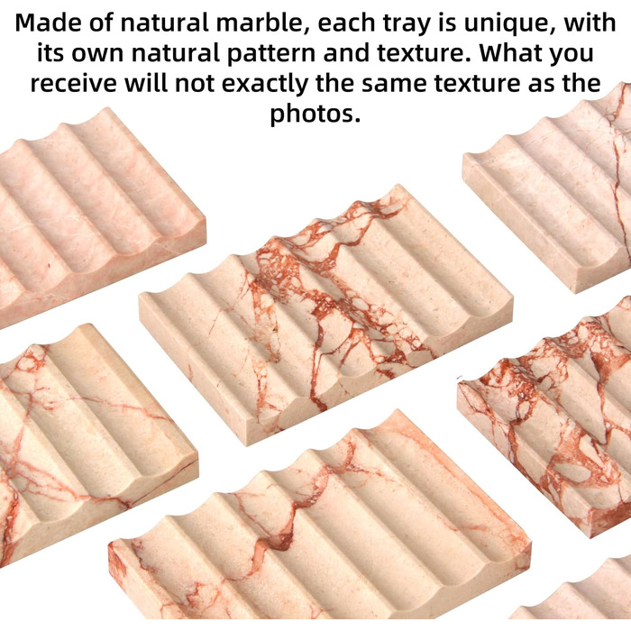 Миска для мила з мармуру з отвором, рожева. Миска для мила, рожева, з отвором, для ванної кімнати та кухні.