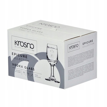 Стопки для горілки Krosno Epicure, прозорі, 35 мл, 6 шт.