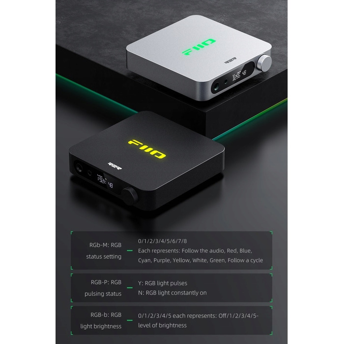 Підсилювач для навушників та ЦАП FiiO K11 R2R (чорний) з балансним виходом 4.4 мм та SE