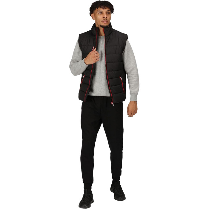 Чоловічий терможилет Regatta Professional Navigate Thermal Body Warmer, чорний/червоний, розмір M