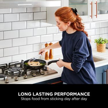 Набір сковорідок Ninja ZEROSTICK Classic (5 предметів): антипригарне покриття, індукційні, до 180°C