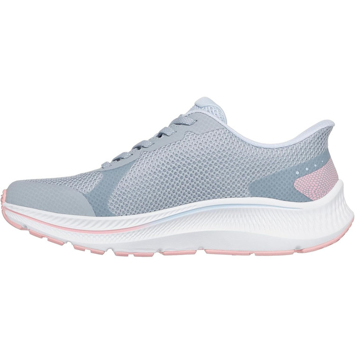 Кросівки Skechers Go Run Consistent 2.0 Captiva для жінок, сірі, розмір 39 EU, текстиль, сині вставки