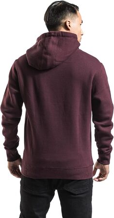 Світшот Lonsdale London Thurning для чоловіків Бордовий, Базовий, Casual, Streetwear