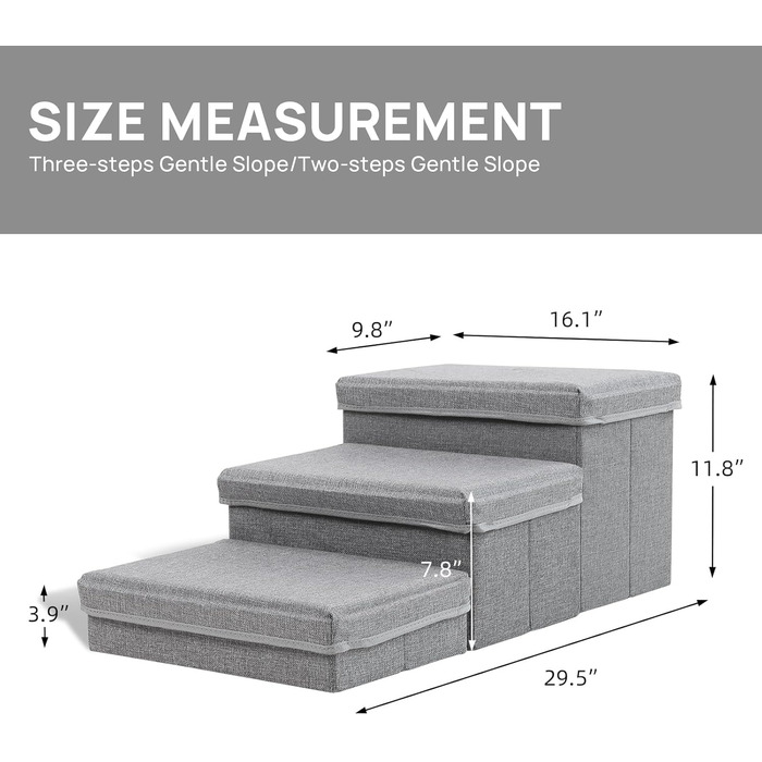 Сходинки для собак: 2-ярусні, складані, для маленьких та середніх собак, з регульованими сходинками, для ліжка, дивана