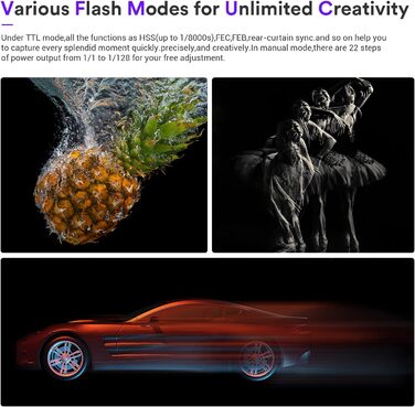 Спалах Godox TT685II-C Thinklite для Canon DSLR: E-TTL, GN60, 2.4G, TCM, HSS 1/8000s