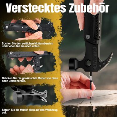 Мультитул 16 в 1 для чоловіків: подарунок на День батька, на ювілей, для кемпінгу, найкращий подарунок тато