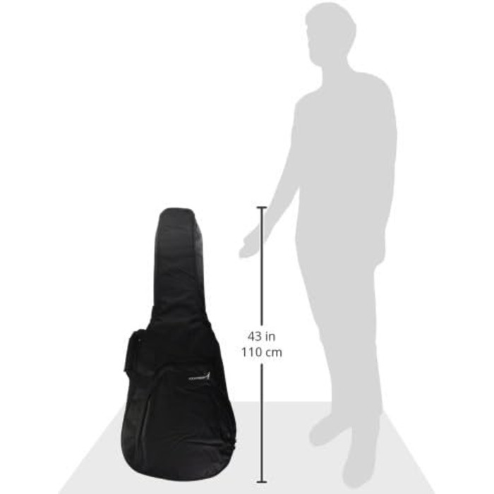 Чохол для акустичної гітари 4/4 100 см 3rd Avenue Seria Rocket з плечовими ременями та кишенею