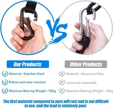 Гамак для кемпінгу на 2 особи, 300 кг, 275x140 см, нейлон, дихаючий, для відпочинку на природі, у саду та на пляжі