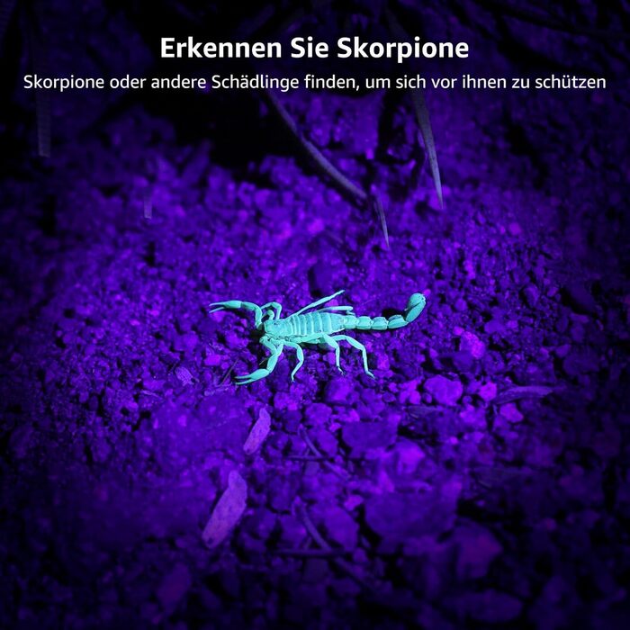 LED ультрафіолетова ліхтар з 9 світлодіодів, міні UV лампа з довжиною хвилі 395nm для геокешингу, детектування сечі домашніх тварин, тощо. В комплекті 6 батарейок AAA (2 шт.)