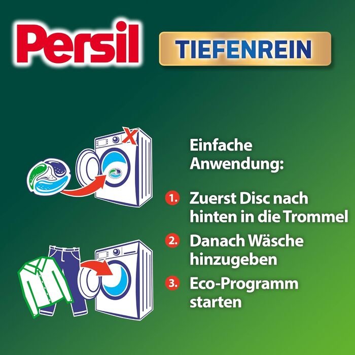 Капсули для прання Persil 4in1 Color DISCS для кольорових речей, технологія глибокого очищення, 44 шт