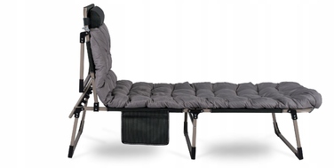 Ліжканка металева, сіра, Mebel Elite