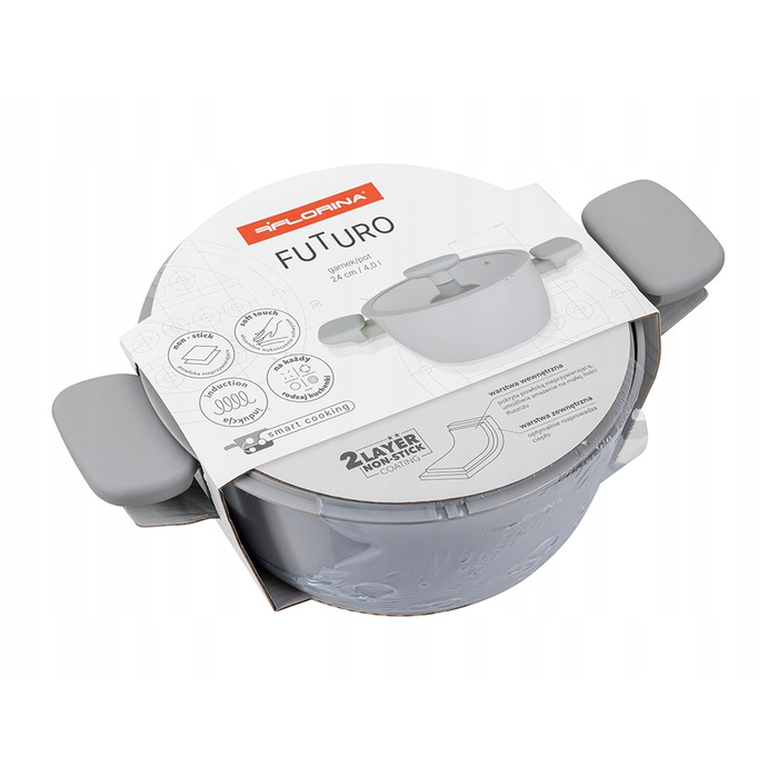 Каструля традиційна Florina Futuro, 3,9 л