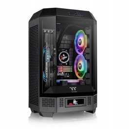 Корпус Thermaltake The Tower 300 TG Micro Tower, чорний