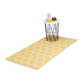 Relaxdays Cotton Runner Rug, 70 x 140 cm