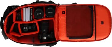 Рюкзак для фотоапарата Rollei Fotoliner Ocean M: з перероблених PET-пляшок, з дощем.і, ручної поклажі, чорний