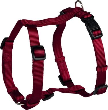 Шлейка для собак TRIXIE Premium H-подібна, розмір L-XL, чорна. Регульована, для великих собак. Розмір грудей: 75-120 см, ширина 25 мм