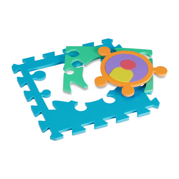 Relaxdays Puzzle Mat Robot Parts