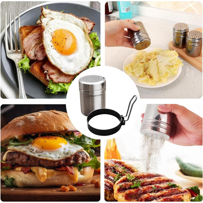 Набір для приготування Smash Burger – 9 предметів: прес для бургерів, сплескач, 2 термокапелюхи, лопатка та шампури – подарунок для чоловіків та любителів гриля (колір: коричневий)