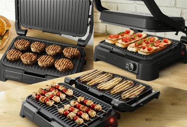 Електричний гриль Tefal GC520DE0, 2200 Вт, площа 800 см², з регулюванням температури