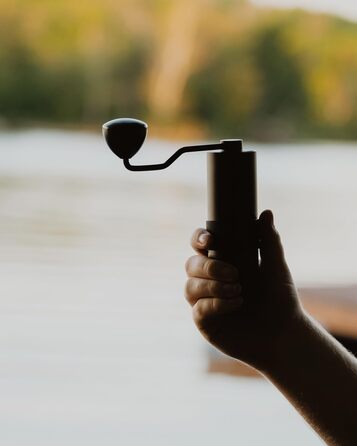 Ручна кавомолка Normcore V2 з нержавіючої сталі, 38 мм – для Aeropress, Espresso, French Press