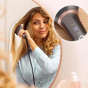 Електрична випрямляч Cecotec Bamba InstantCare 900 Perfect Brush - керамічне покриття, іонізація, регулювання температури