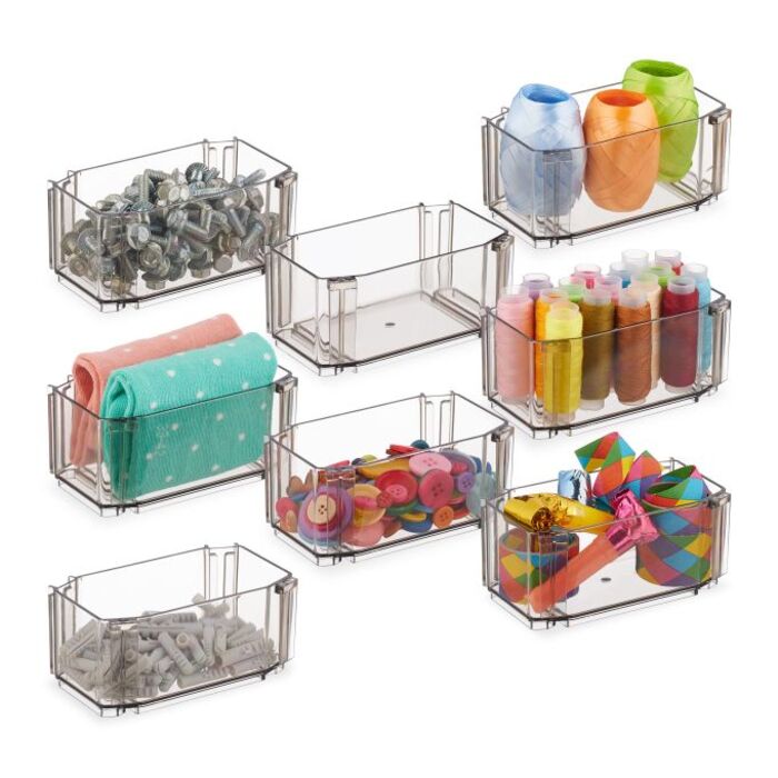 Relaxdays 8-Piece Drawer Organizer System