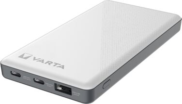 Повербанк VARTA Power Bank Energy 10000 mAh, 20W, USB-C та USB-A, Li-Polymer, з функцією Pass-Through та LED-індикатором