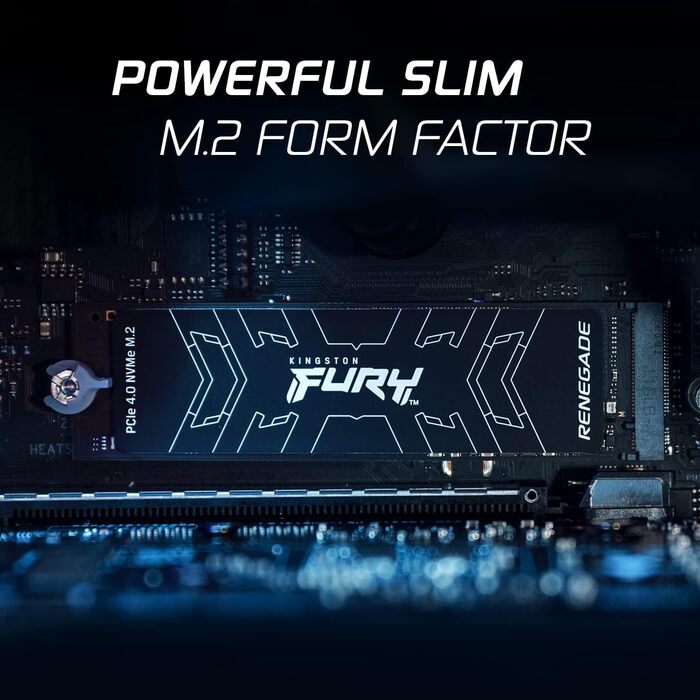 SSD Kingston FURY Renegade PCIe 4.0 NVMe M.2 2TB з радіатором для геймерів та ентузіастів