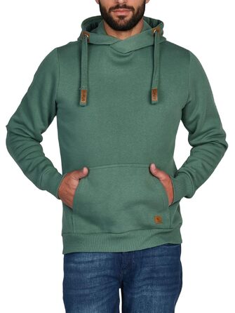Чоловіче худі riverso Regular Fit RIVNiklas з перехресним коміром, Forest Green (темно-зелений), розмір XL