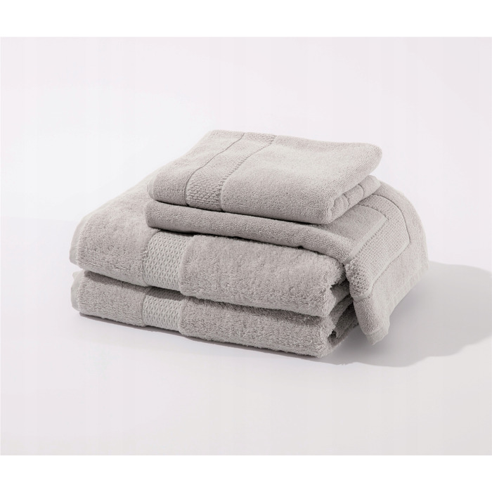 Товстий банний рушник MrTowel 100x150см, 600г/м², для готелів, спа та масажу — Сірий