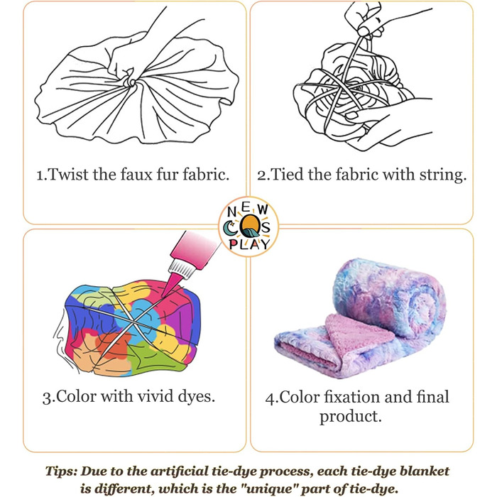 NEWCOSPLAY М'яка плюшева ковдра з штучного хутра, Sherpa підкладка, теплий плед для дивана та ліжка (фіолетовий райдужний, 100 x 130 см)