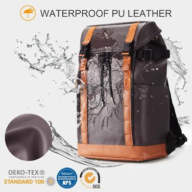 Рюкзак для фотоапарата Tarion: водонепроникний, з відділенням для ноутбука 14