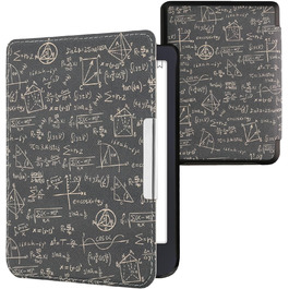 Чохол-книжка kwmobile для Tolino Shine 3 - яскравий чохол для eReader, блакитний, жовтий, зелений (комбінація зелено-жовтий)