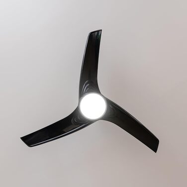 Стельовий вентилятор Cecotec EnergySilence Aero 470 106 см з пультом, 3 швидкості, чорний + функція зворотнього обертання (132 см, золотисто-чорний)