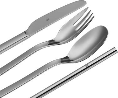 WMF my2Go Stainless Steel Cutlery Set, 8-Piece, Outdoor Travel Cutlery Set for 1 Person, Camping Cutlery with Case, Hiking Cutlery Environmentally Friendly, Straw, Cleaning Brush, Camping Accessories Gift