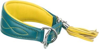 Нашийник для собак TRIXIE Active Komfort Windhunde, розмір S, обхват 27-35 см, ширина 55 мм - широкий нашийник для маленьких собак, захист трахеї, підкладка, 18967 (бензин)