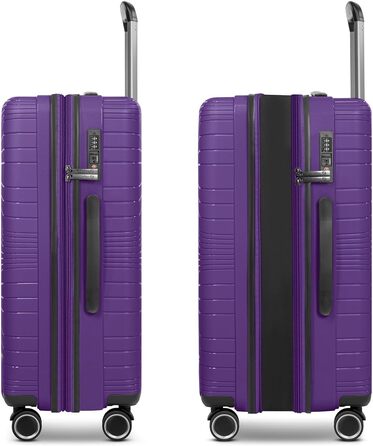 Набір валіз Franky Dallas 3.0 (3 шт.) | Тріумф, TSA-замок, 4 колеса, об'єм 36/60/92 л, фіолетовий