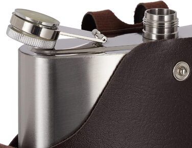 Фляга Relaxdays XXL з нержавіючої сталі, 1.8л, для підвішування, срібна