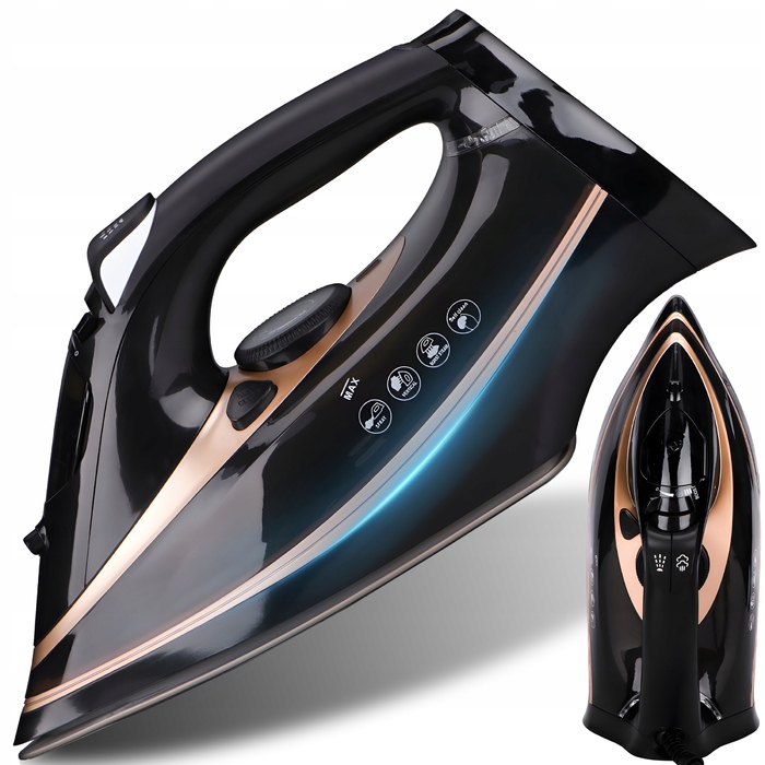 Парова праска 8в1: висока потужність 2600 Вт, керамічне покриття, системи Anti-Calc та Anti-Drip