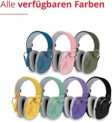 Дитячі навушники шумозахисту Alpine Muffy – комфортний захист вух для дітей до 16 років, рожеві