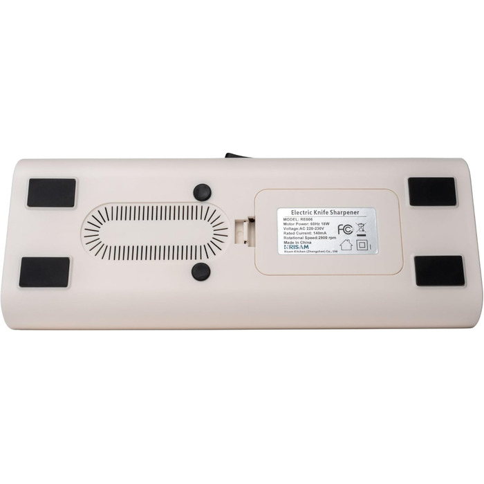 Електричний точило для ножів Messerschärfer – 2-ступенева система шліфування, для кухонних та керамічних ножів, з кутозапобіжником, професійний