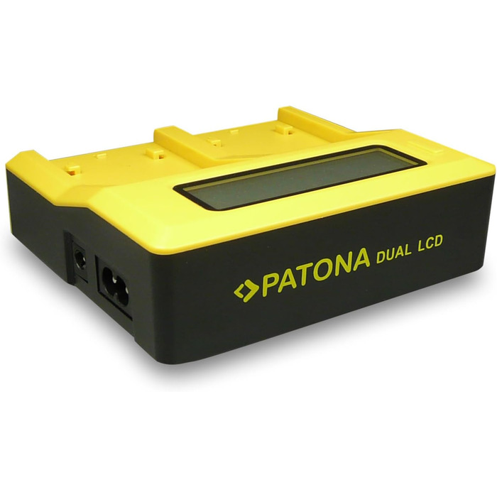 Зарядний пристрій PATONA LCD Dual для акумуляторів Sony NP-FM50, NP-FM500H, NP-F550, NP-F570, NP-F750, NP-F960, NP-F970, NP-F990, NP-QM51, NP-QM71, NP-QM91