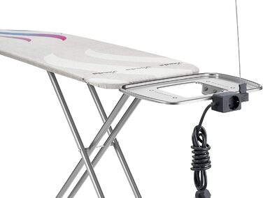 Прасувальна дошка Vileda Total Reflect M Plus з регулюванням висоти, 120 x 38 см, сіра, для парогенераторів, еко-упаковка