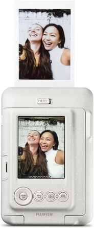 Камера INSTAX Mini LiPlay 2 гібридна цифрова білого кольору (Misty White)