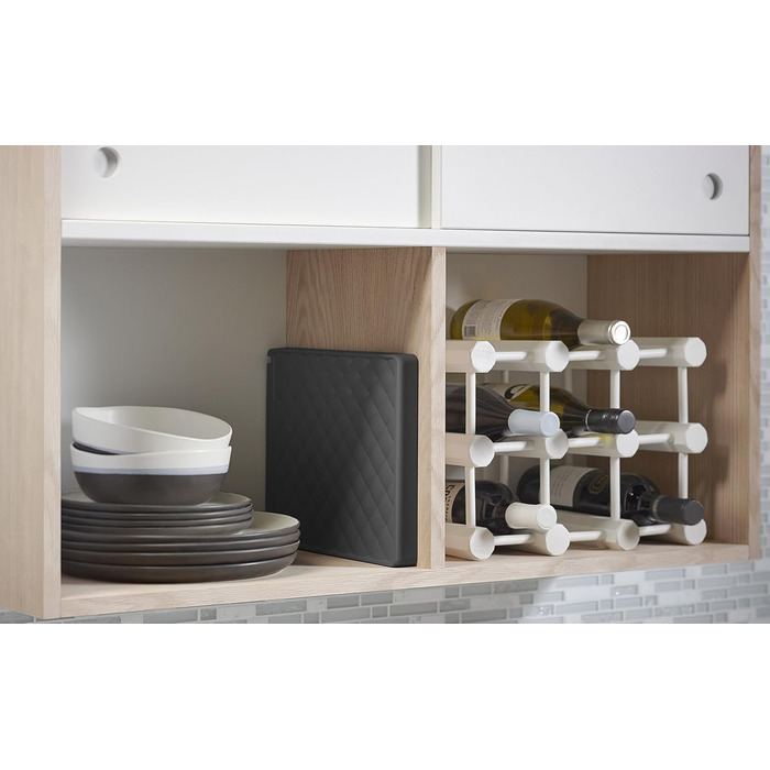 Сушарка для келихів Kohler K-8628-CHR антрацит, металева підставка для вина та келихів