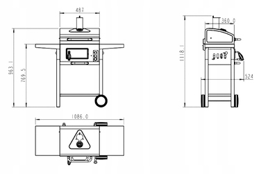Вугільний гриль LANDGRAF 43 x 30 см